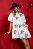 The Rolling Stones USA Flag Sequin Patch Dress