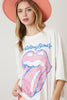 The Rolling Stones Classic Distressed Tongue Tee