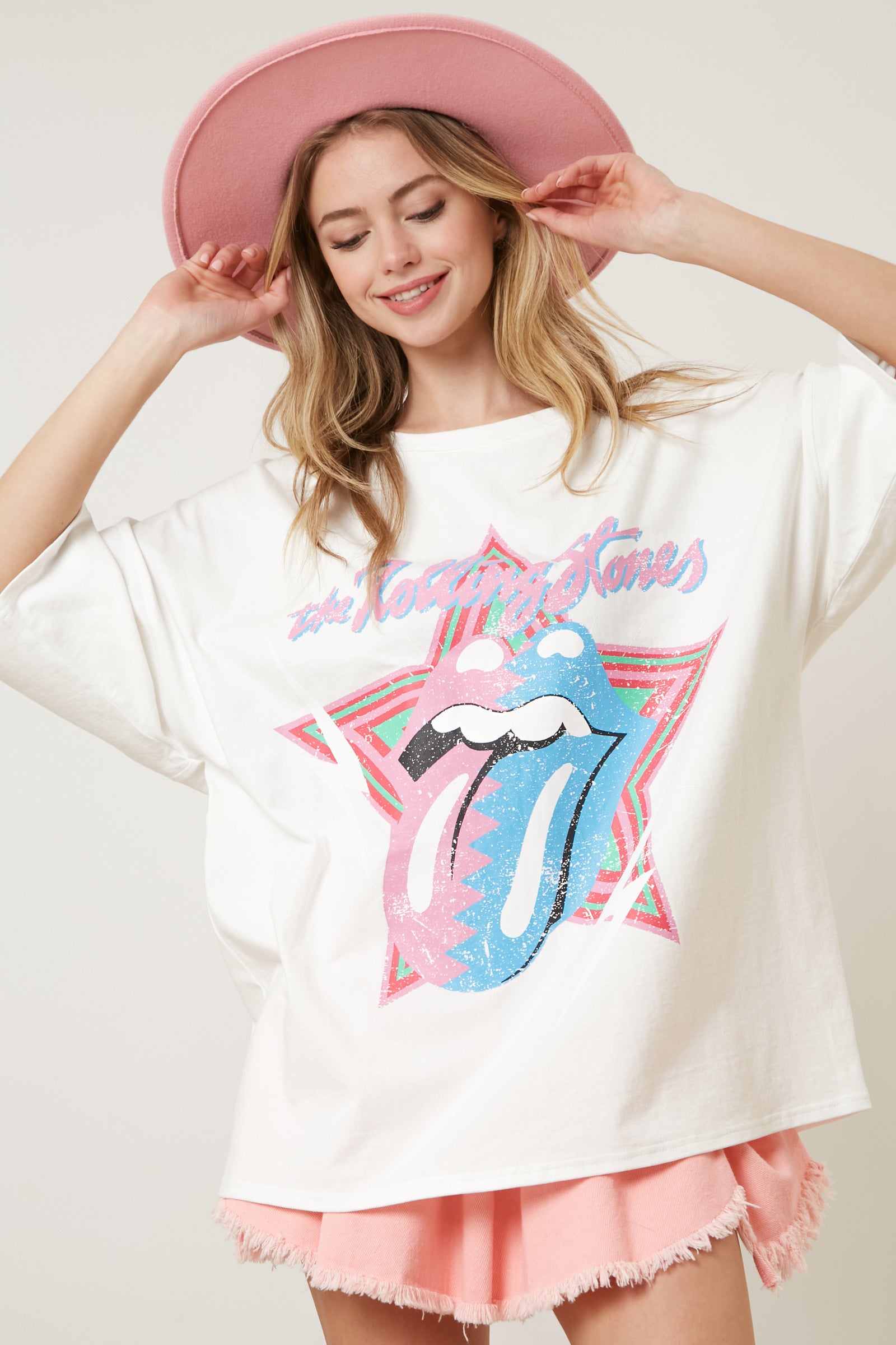 The Rolling Stones Steel Graphic Print Tee