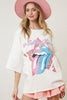 The Rolling Stones Steel Graphic Print Tee