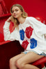 The Rolling Stones Chenille Patch Long Sleeve Tee