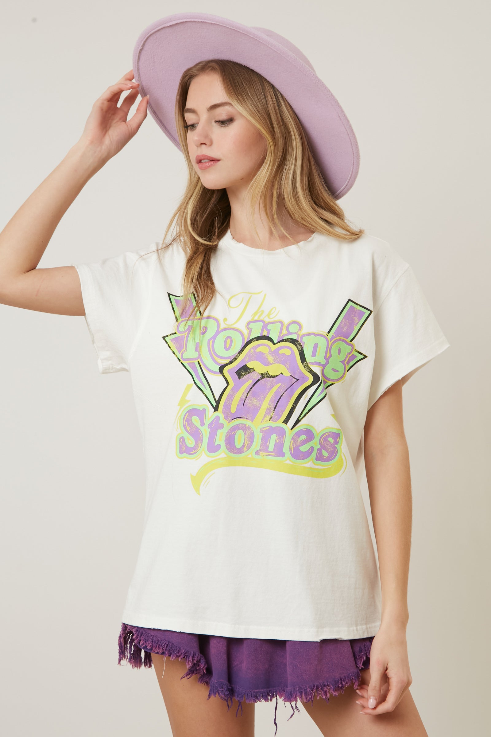 The Rolling Stones Thunder Logo Graphic Tee