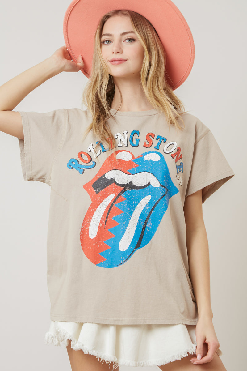 The Rolling Stones Steel Tongue Graphic Tee