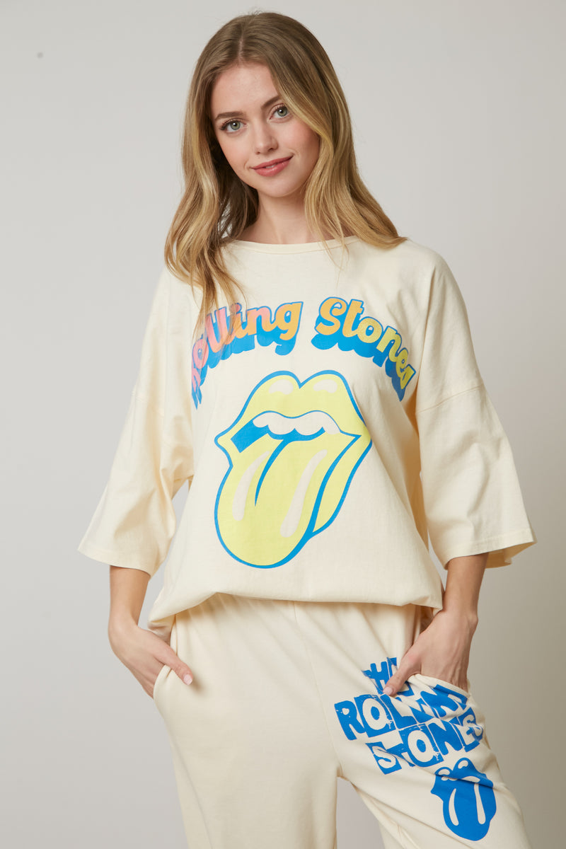 The Rolling Stones Gradient Tongue Graphic Tee