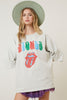 The Rolling Stones Distressed "Stones" Tongue Graphic Tee