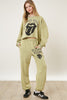 The Rolling Stones Tongue Graphic Print Jogger Set