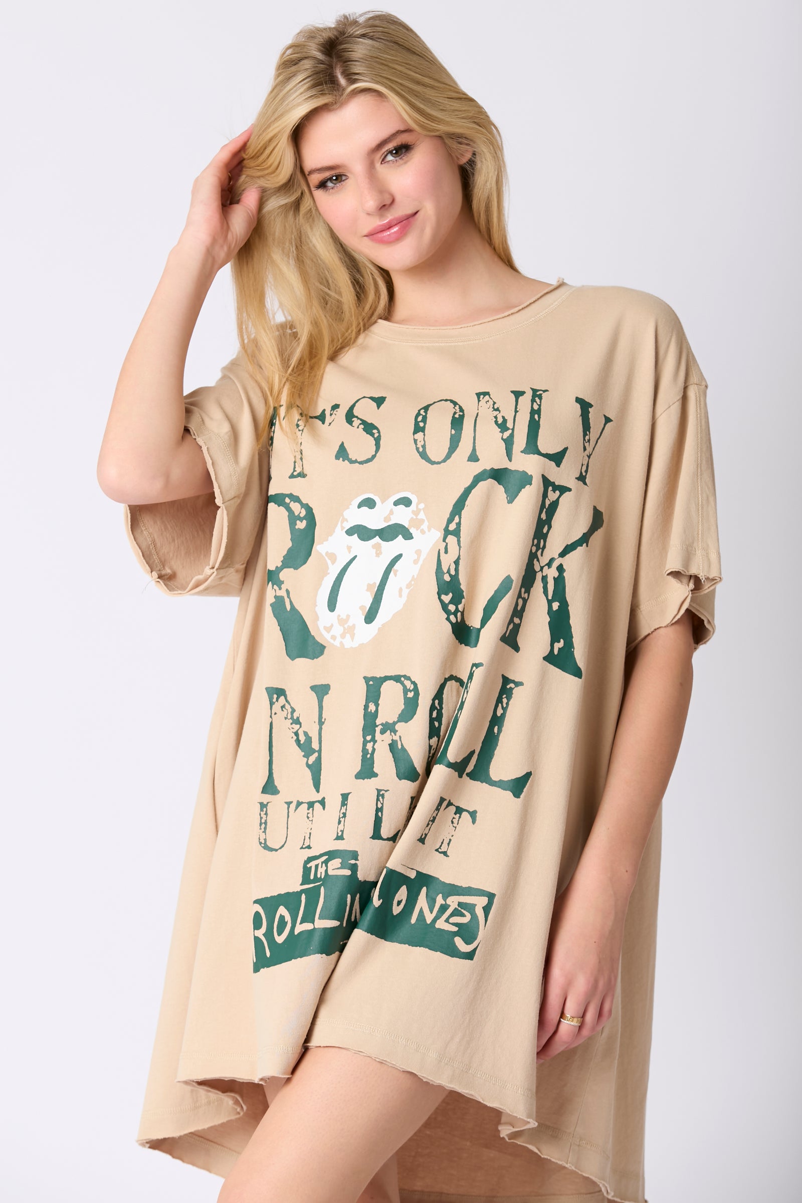 The Rolling Stones Its Only Rock and Roll T-Shirt Dress