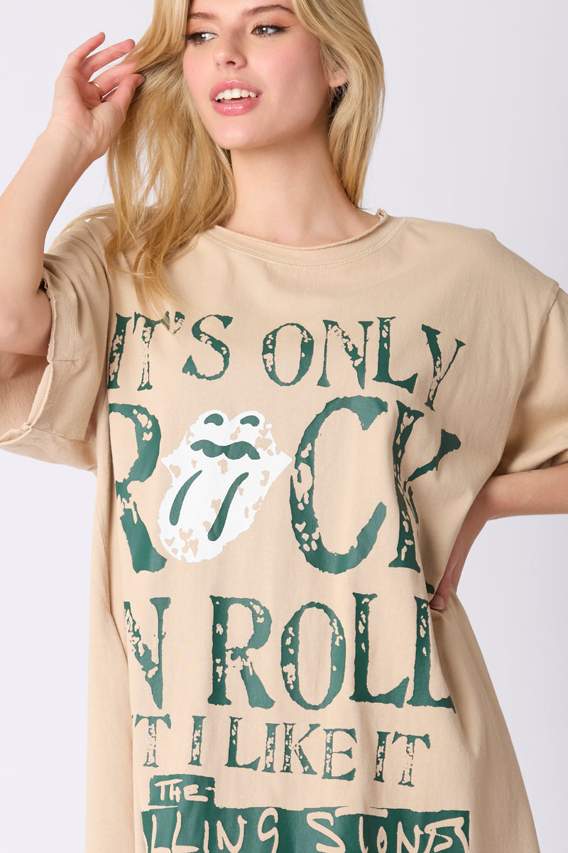 The Rolling Stones Its Only Rock and Roll T-Shirt Dress