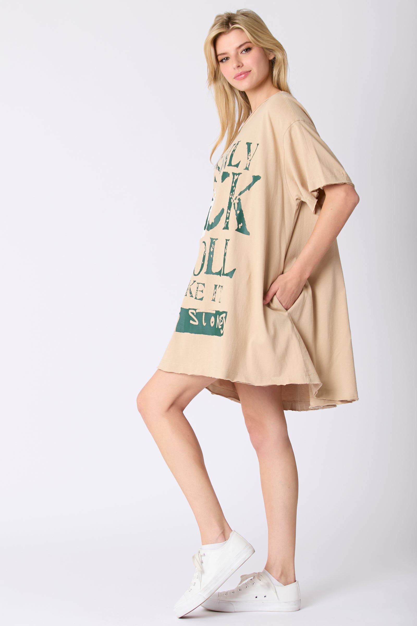 The Rolling Stones Its Only Rock and Roll T-Shirt Dress