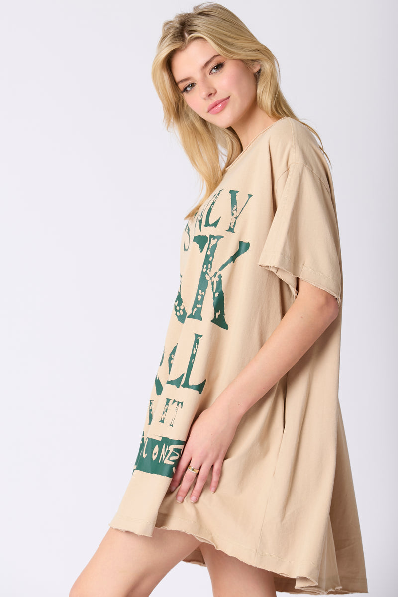 The Rolling Stones Its Only Rock and Roll T-Shirt Dress